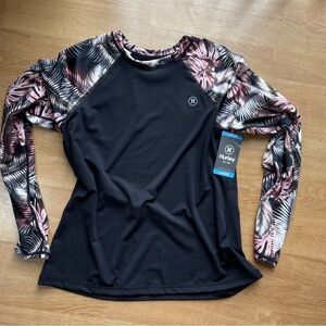 NWT Hurley Longsleeve Swim Shirt